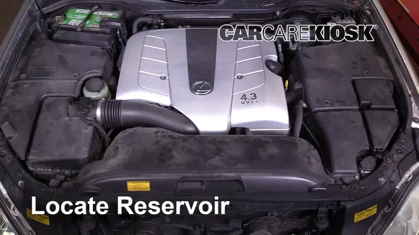 2005 Lexus LS430 4.3L V8 Windshield Washer Fluid